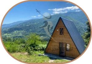 اكواخ A frame cottage1