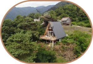 اكواخ A frame cottage4